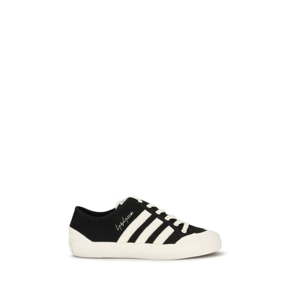Y-3 Black Fabric Low Top Men's Sneakers
